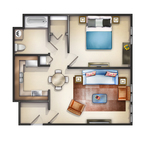 1 Bed